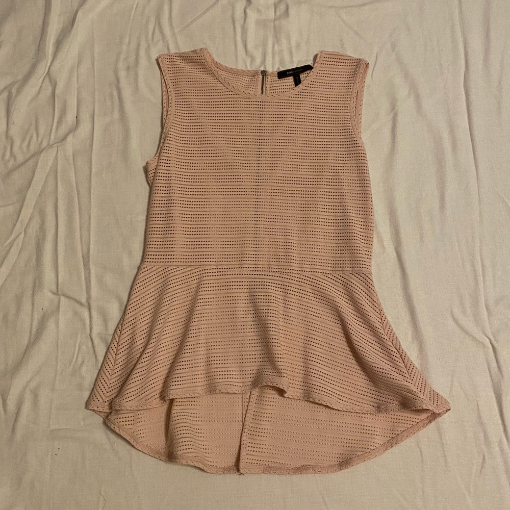 BCBG Generation Peplum Top